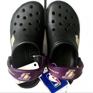 Lakers crocs Clearance